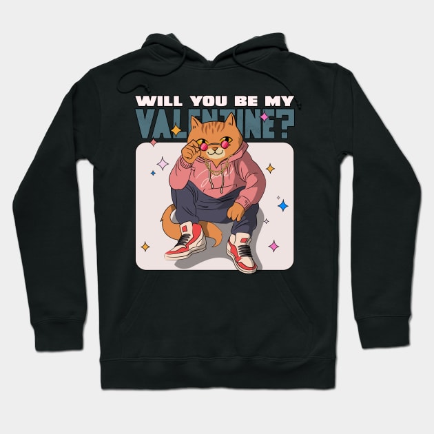 Will you be my valentine Hoodie by ErisArt